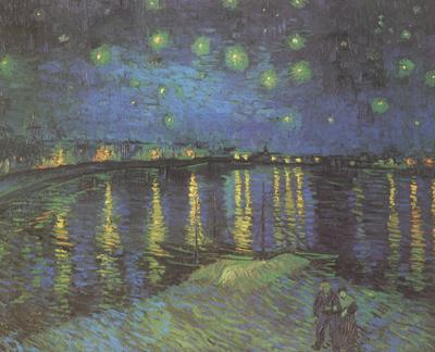 Vincent Van Gogh Starry Night over the Rhone (nn04) China oil painting art